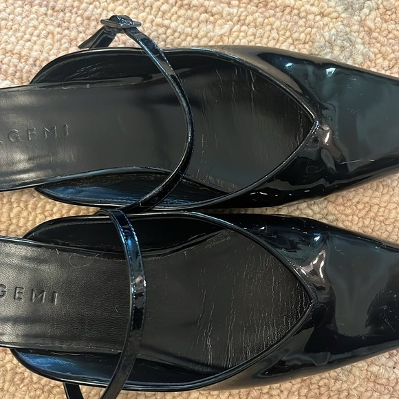 M. Gemi Debora Patent leather ballet flat Mary Jane Mules - Picture 3 of 5